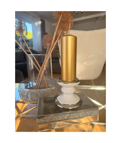 świeca walcowa 7 cm do aranżacji stołu