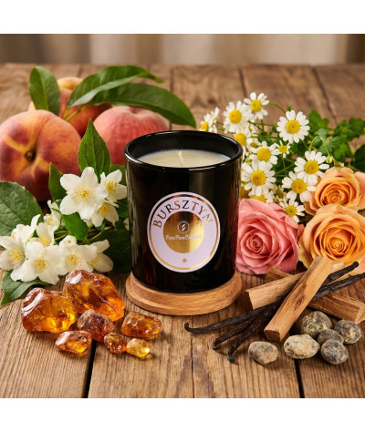 Bursztyn GLAMOUR - Zapachowa świeca sojowa